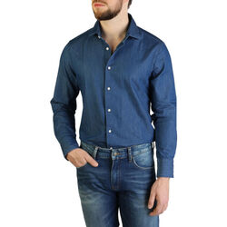 Textil Muži Košile s dlouhymi rukávy Tommy Hilfiger - tt0tt06009 Modrá
