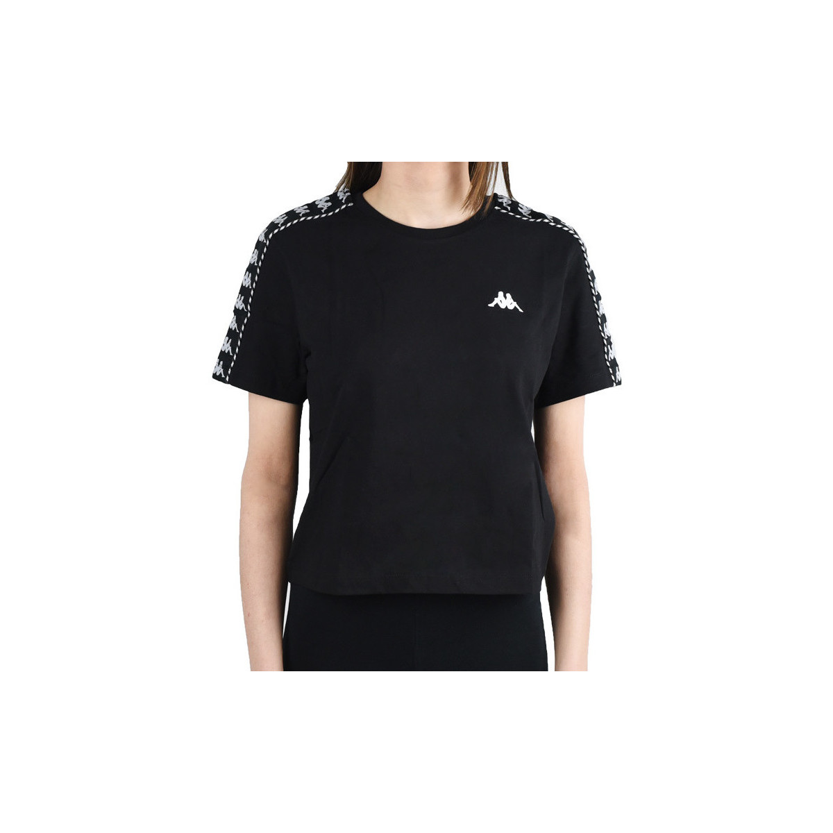 Textil Ženy Trička s krátkým rukávem Kappa Inula T-Shirt Černá