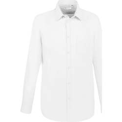 Textil Muži Košile s dlouhymi rukávy Sols BOSTON FIT BLANCO Bílá