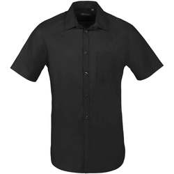 Textil Muži Košile s dlouhymi rukávy Sols BRISTOL FIT Negro Černá