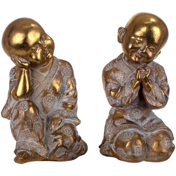 Bydlení Sošky a figurky Signes Grimalt Buddha Set 2 Jednotky Zlatá