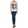 Textil Ženy Trička s krátkým rukávem Eleven Paris KALIFA W Bílá