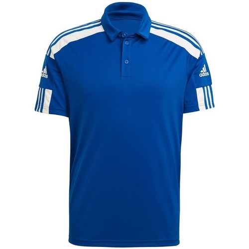 Textil Muži Trička s krátkým rukávem adidas Originals Squadra 21 Polo Modrá