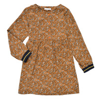 Textil Dívčí Krátké šaty Name it NKFKRINFRA LS DRESS Oranžová
