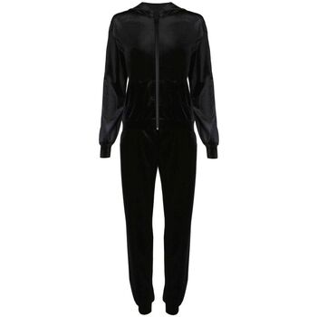 Textil Ženy Overaly / Kalhoty s laclem Bodyboo - bb4021 Černá
