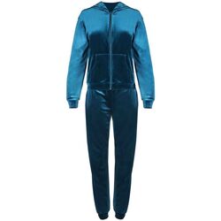 Textil Ženy Overaly / Kalhoty s laclem Bodyboo - bb4021 Modrá