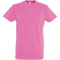 Textil Ženy Trička s krátkým rukávem Sols IMPERIAL camiseta color Rosa Orquidea Růžová