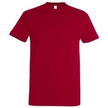 Textil Ženy Trička s krátkým rukávem Sols IMPERIAL camiseta color Rojo Tango Červená