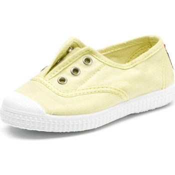 Boty Děti Tenis Cienta Chaussures en toiles  Tintado jaune pastel