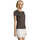 Textil Ženy Trička s krátkým rukávem Sols Camiseta IMPERIAL FIT color Gris oscuro Šedá