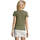 Textil Ženy Trička s krátkým rukávem Sols Camiseta IMPERIAL FIT color Caqui Khaki