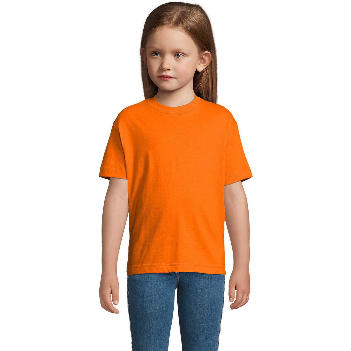 Textil Děti Trička s krátkým rukávem Sols Camista infantil color Naranja Oranžová