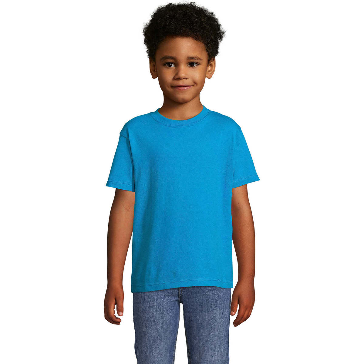 Textil Děti Trička s krátkým rukávem Sols Camista infantil color Aqua Modrá