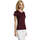 Textil Ženy Trička s krátkým rukávem Sols Camiseta IMPERIAL FIT color Borgoña Bordó