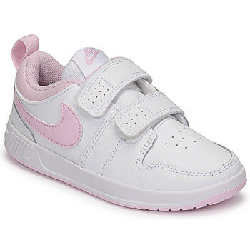Boty Děti Nízké tenisky Nike NIKE PICO 5 (PSV) Bílá / Růžová