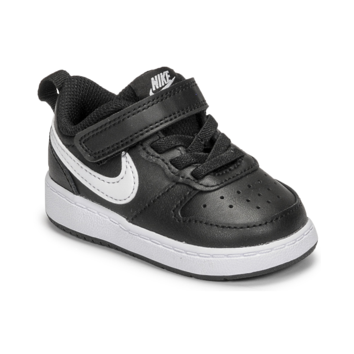 Boty Děti Nízké tenisky Nike NIKE COURT BOROUGH LOW 2 (TDV) Černá / Bílá