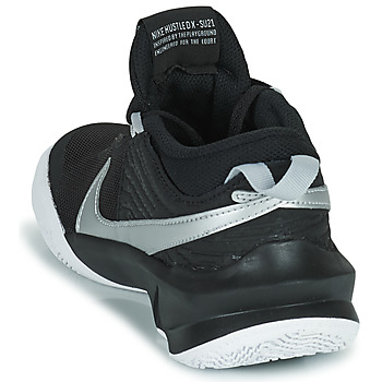 Nike TEAM HUSTLE D 10 (GS) Černá / Stříbřitá