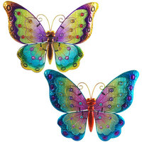 Bydlení Sošky a figurky Signes Grimalt Butterfly Wall Ornament 2 Jednotky           