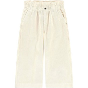 Textil Dívčí Kalhoty Pepe jeans  Bílá