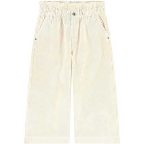 Textil Dívčí Kalhoty Pepe jeans  Bílá