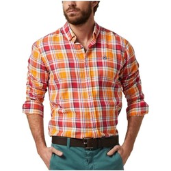 Textil Muži Košile s dlouhymi rukávy Altonadock  Oranžová