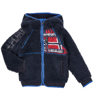 Textil Chlapecké Fleecové bundy Napapijri YUPIK FZH 1 Tmavě modrá