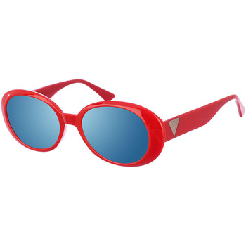 Hodinky & Bižuterie Ženy sluneční brýle Guess GU7590S-66C Červená