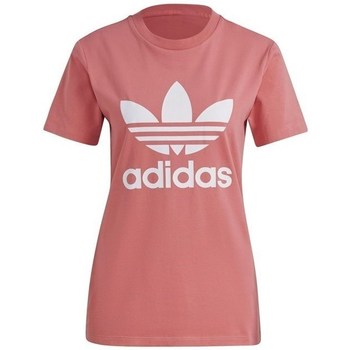 Textil Ženy Trička s krátkým rukávem adidas Originals W 3STRIPES 21 Růžová