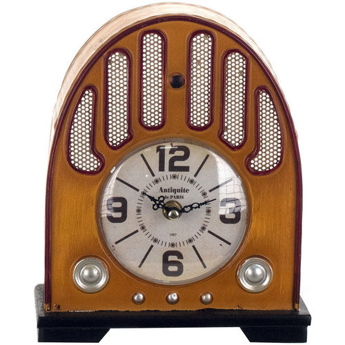 Bydlení Hodiny Signes Grimalt Radio Desk Clock. Béžová