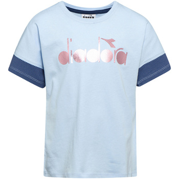 Textil Děti Trička s krátkým rukávem Diadora 102175914 Modrý