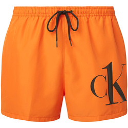 Textil Muži Kraťasy / Bermudy Calvin Klein Jeans KM0KM00591 Oranžový