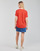 Textil Ženy Trička s krátkým rukávem Desigual LOMBOK Červená