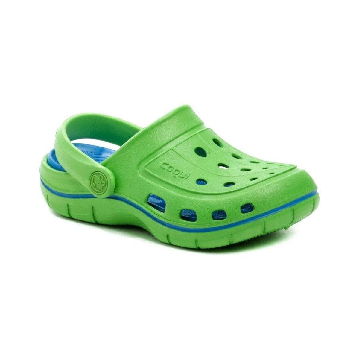 Boty Chlapecké Pantofle Coqui 6353 Jumper Lime Sea nazouváky Zelená