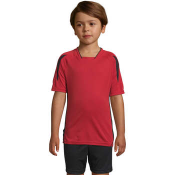Textil Děti Trička s krátkým rukávem Sols Maracana - CAMISETA NIÑO MANGA CORTA Červená