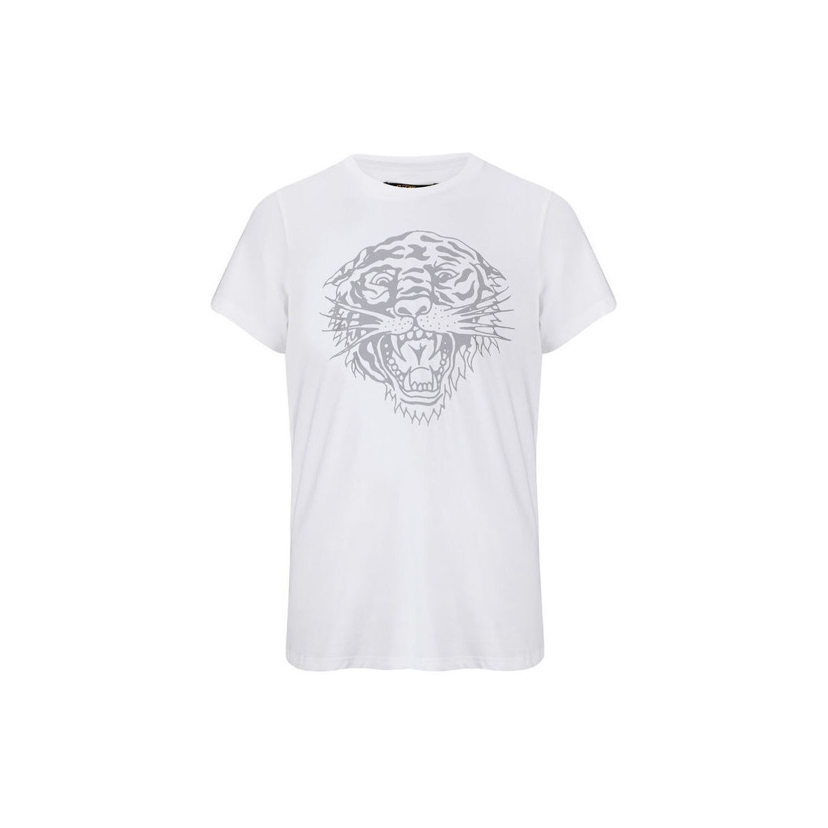 Textil Muži Trička s krátkým rukávem Ed Hardy Tiger-glow t-shirt white Bílá