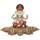 Bydlení Sošky a figurky Signes Grimalt Obrázek Ganesha. Hnědá