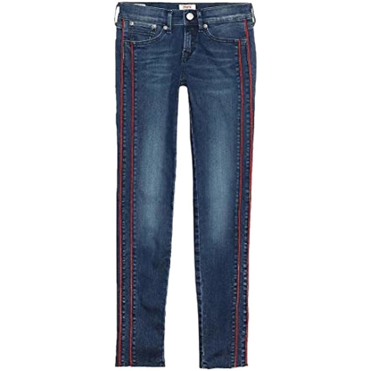 Textil Dívčí Rifle Pepe jeans  Modrá