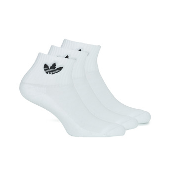 Doplňky  Ponožky adidas Originals MID ANKLE SCK X3 Bílá