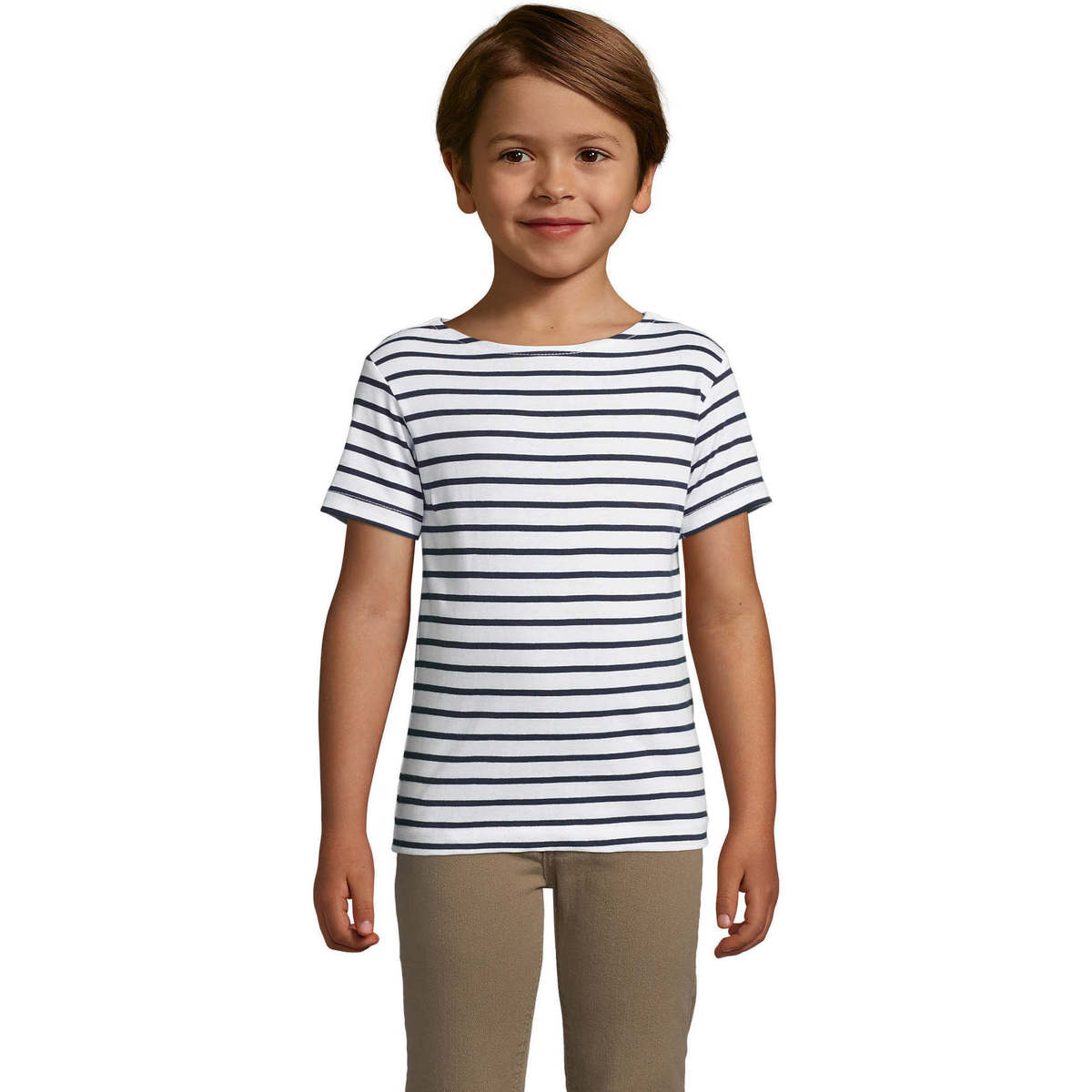 Textil Děti Trička s krátkým rukávem Sols Camiseta niño cuello redondo Modrá