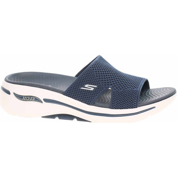 Skechers Pantofle Go Walk Arch Fit - Worthy navy - Modrá