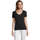 Textil Ženy Trička s krátkým rukávem Sols MOTION camiseta de pico mujer Černá