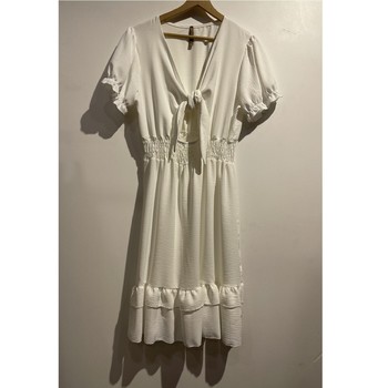 Textil Ženy Krátké šaty Fashion brands 9176-BLANC Bílá