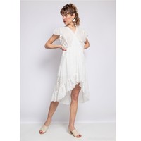 Textil Ženy Krátké šaty Fashion brands U5233-BLANC Bílá