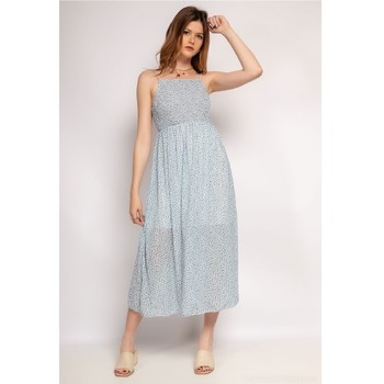 Textil Ženy Společenské šaty Fashion brands 571-BLEU-CLAIR Modrá / Světlá