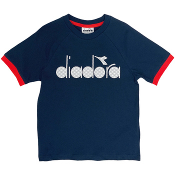 Textil Děti Trička s krátkým rukávem Diadora 102175906 Modrý
