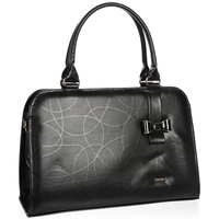 Taška Ženy Kabelky  Grosso Černá elegantní dámská kabelka s mašlí S411 černá