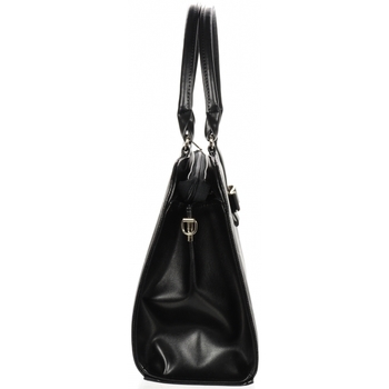 Grosso Černá elegantní dámská kabelka s mašlí S411 Černá