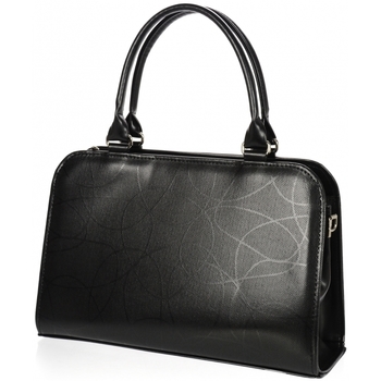 Grosso Černá elegantní dámská kabelka s mašlí S411 Černá