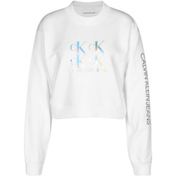 Textil Ženy Mikiny Calvin Klein Jeans J20J215575 Bílý