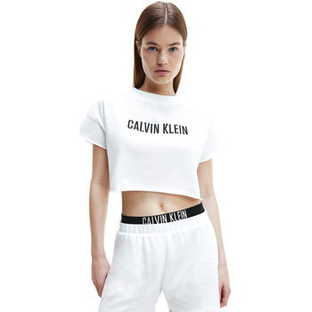 Textil Ženy Trička & Pola Calvin Klein Jeans KW0KW01346 Bílá